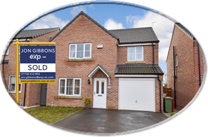 House sold by jon gibbons estate agent